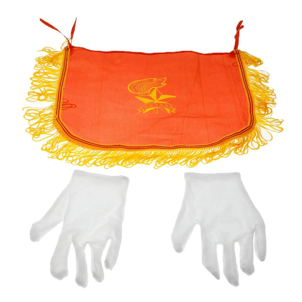 1 Set Brass B Key Students School Marching Bugle Mini Trumpet en With 7C Mouthpiece Gloves