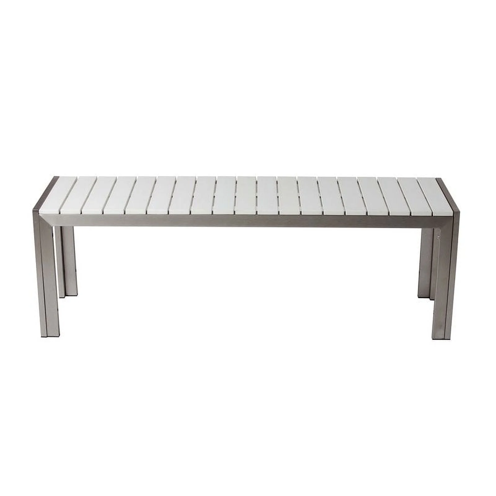 Pangea Home Breeze 3-piece Aluminum Frame Patio Dining Set in White