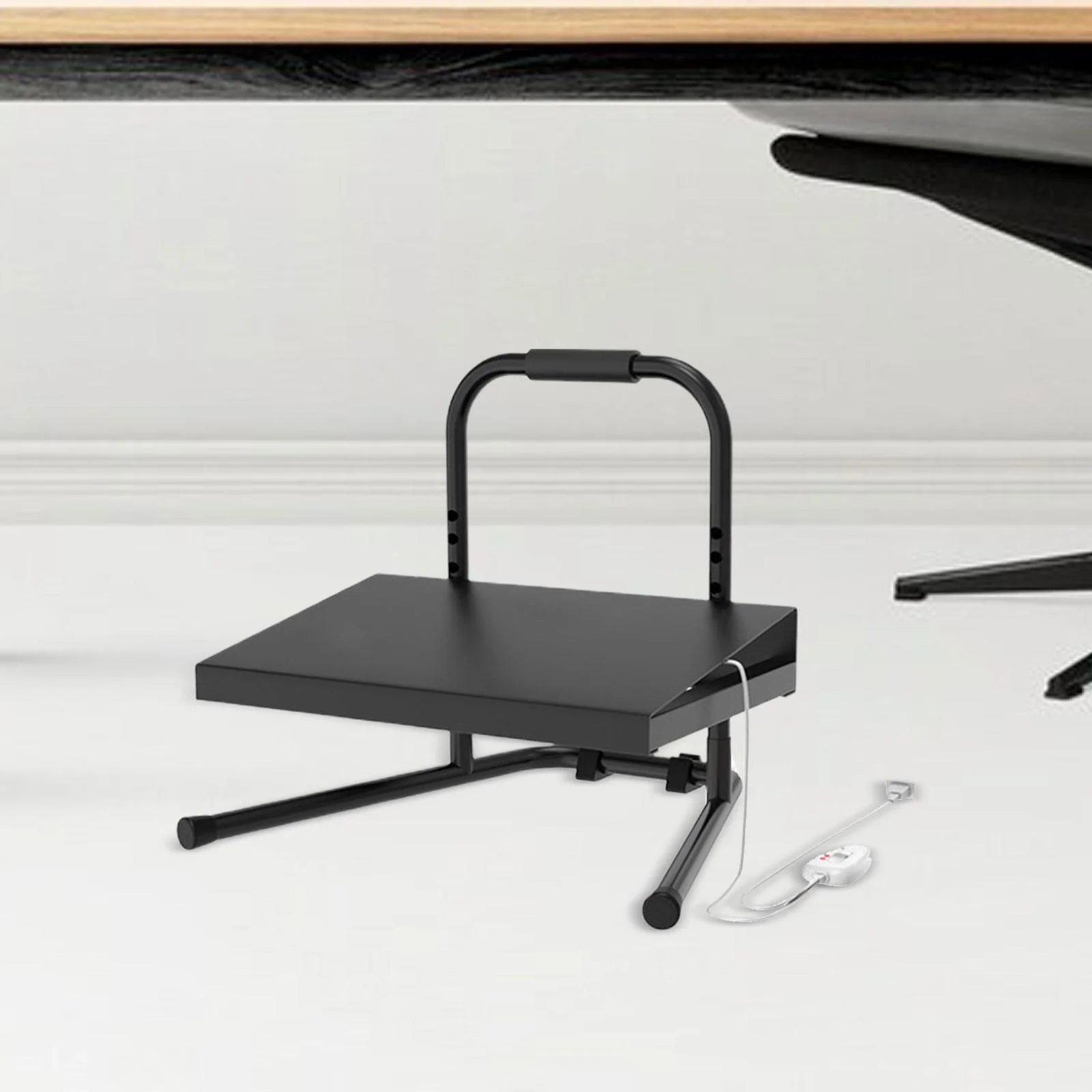 kesoto under Desk Footrest Adjustable Foot Support Portable Elevated Foot Stool Foot Rest for Home Office Gaming Chair Computer Desk Heated Foot Stool