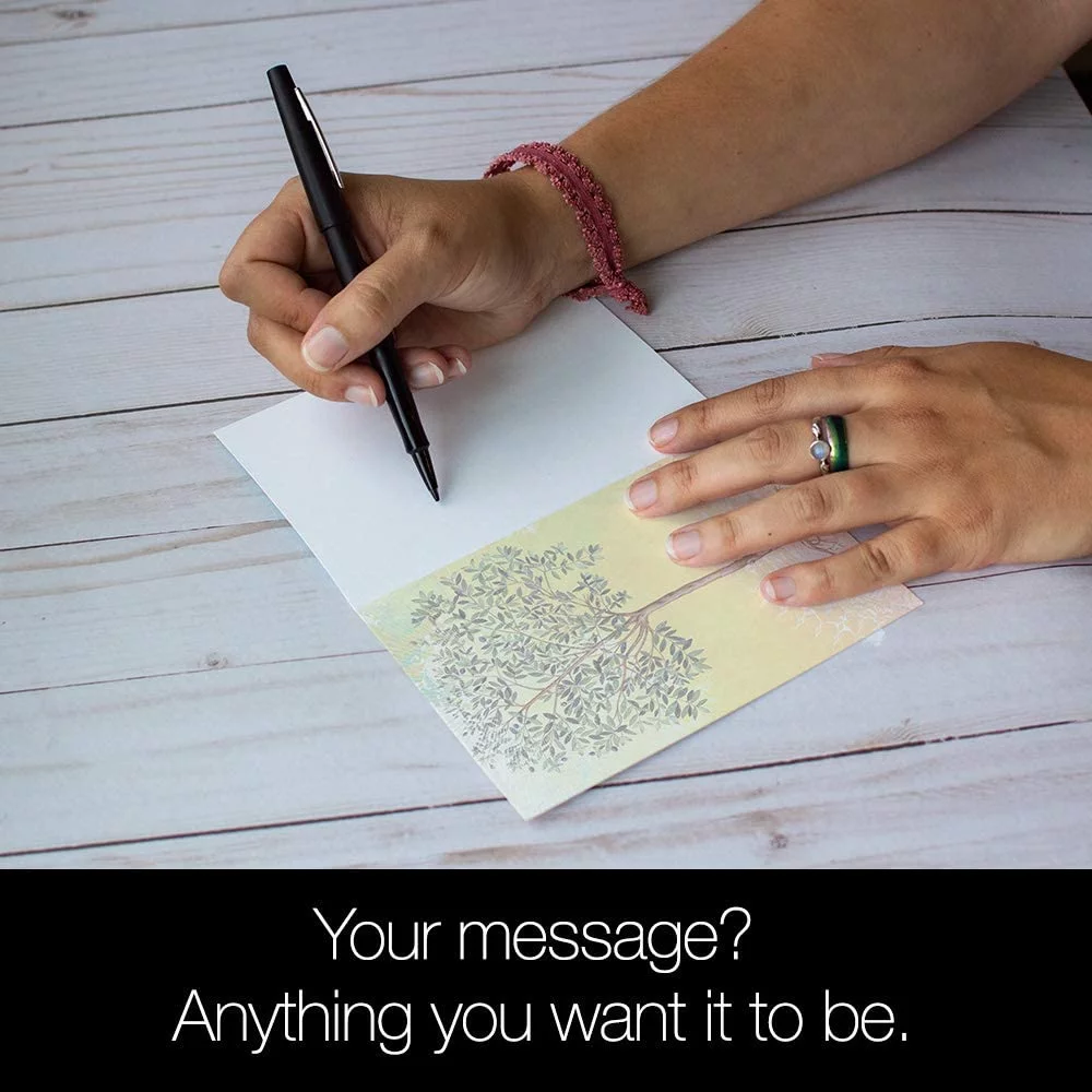 Tree-Free Greetings All Occasion Greeting Card 12 Pack, 100% Recycled Paper, 4x6, Grow (FS66595)