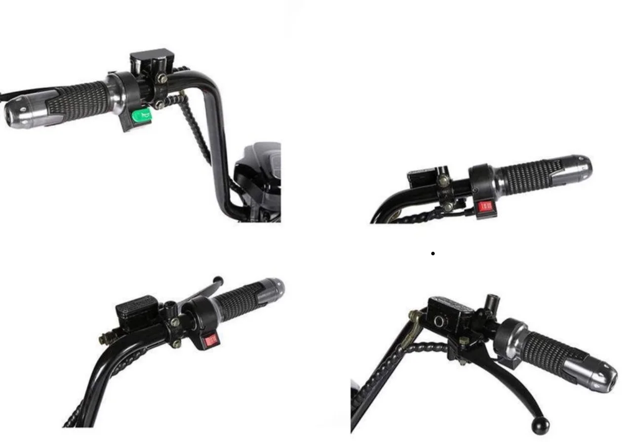 eStar Rides Electric Scooter With Seat 1000Watts City Coco Scooter With LCD Display And 18*9.5 Inch Tires, 31MPH E Scooter With 60Volts 12Ah Super Battery 60Volts 12Ah | Black