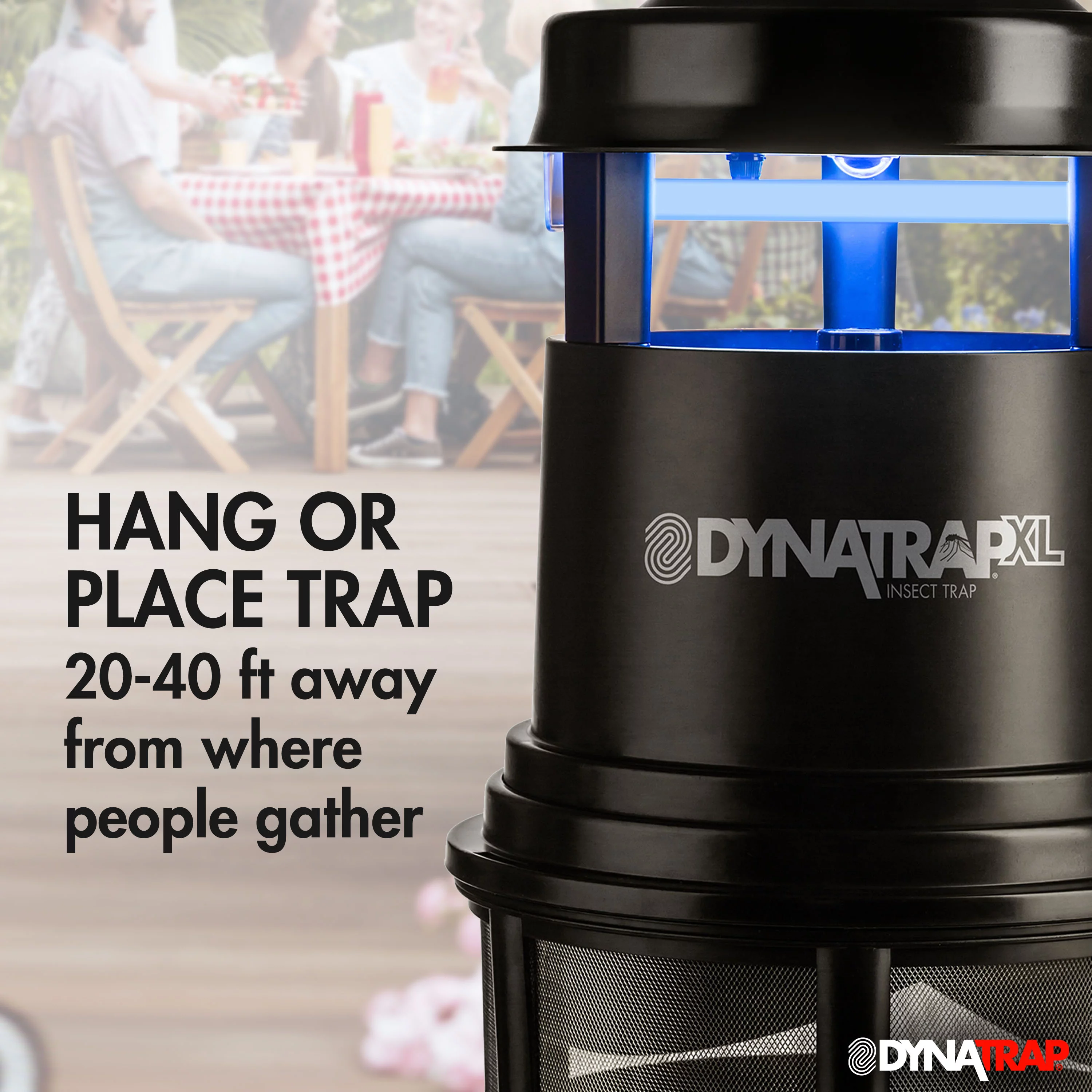 DynaTrap 1 Acre XL Mosquito and Insect Trap - Black