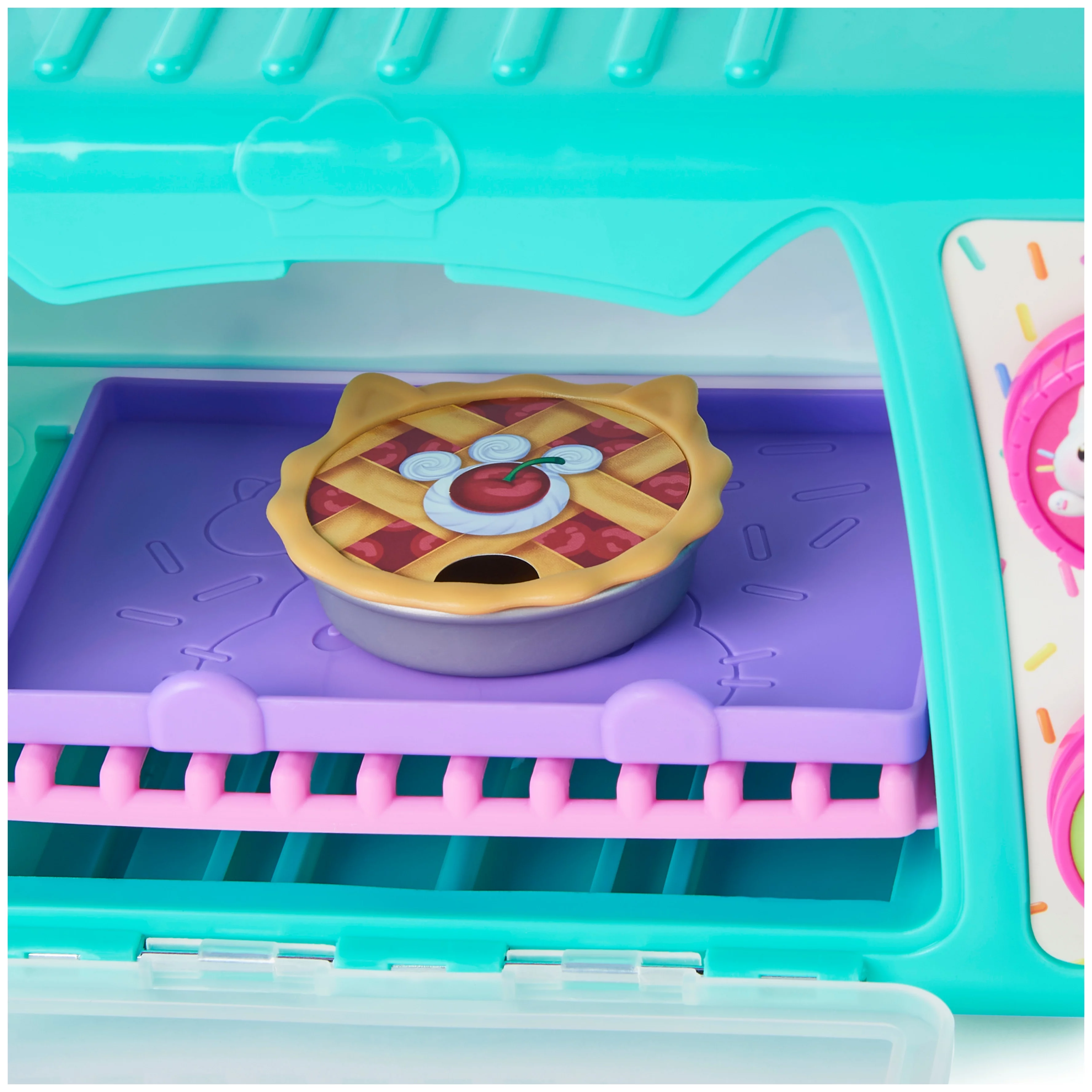 (2 pack) Gabby’s Dollhouse, Bakey with Cakey Toy Oven with Lights and Sounds