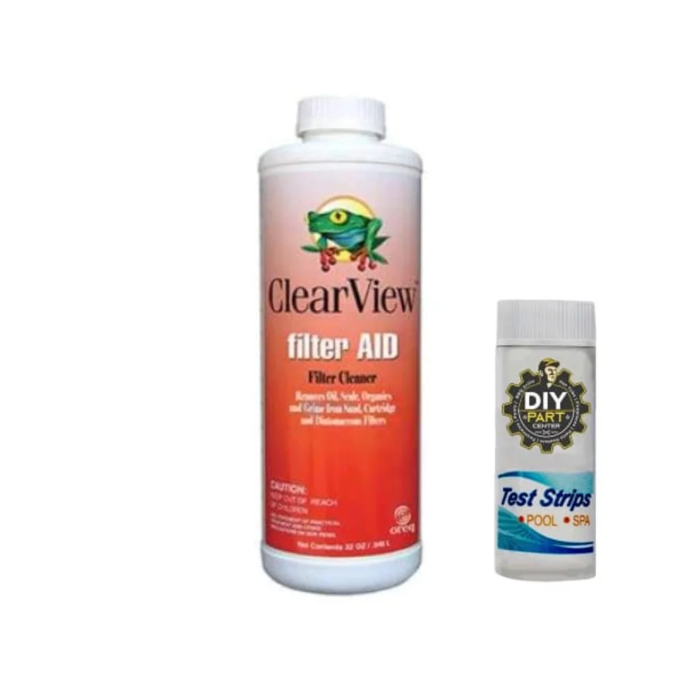 Pool Chemical Filter AID Filter Cleaner 32 Oz Bottle CVLFAQT12