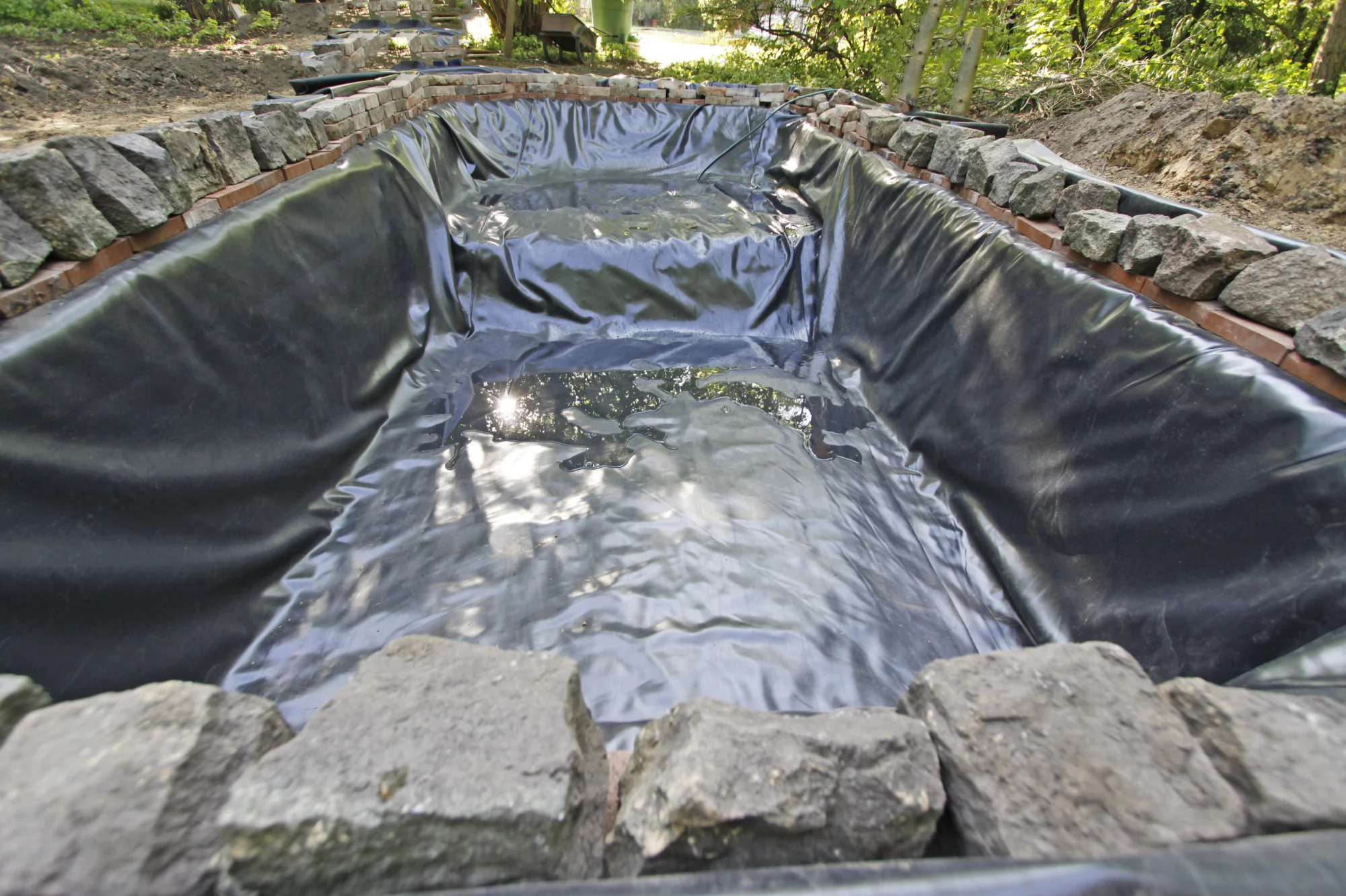 HALF OFF PONDS - 37.5 ft. x 40 ft. 20-Mil LLDPE Pond Liner for Ponds, Lakes and Retention Basins