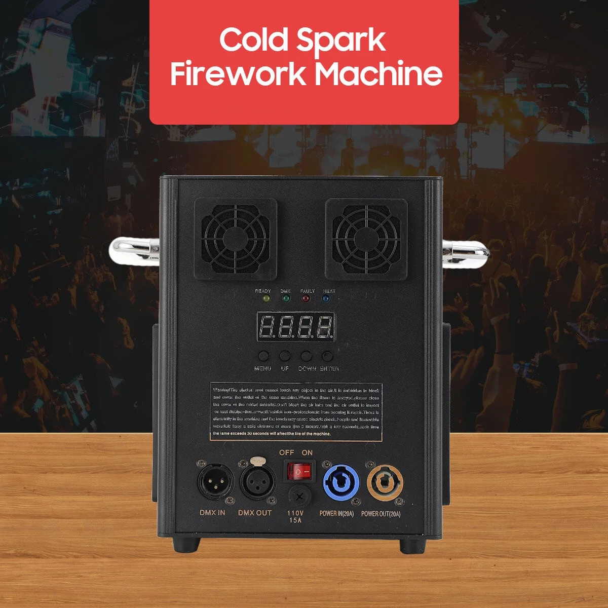 CDZHLTG Firework Machine Cold Spark Spraying Machine for Stage DJ Disco Party Stage