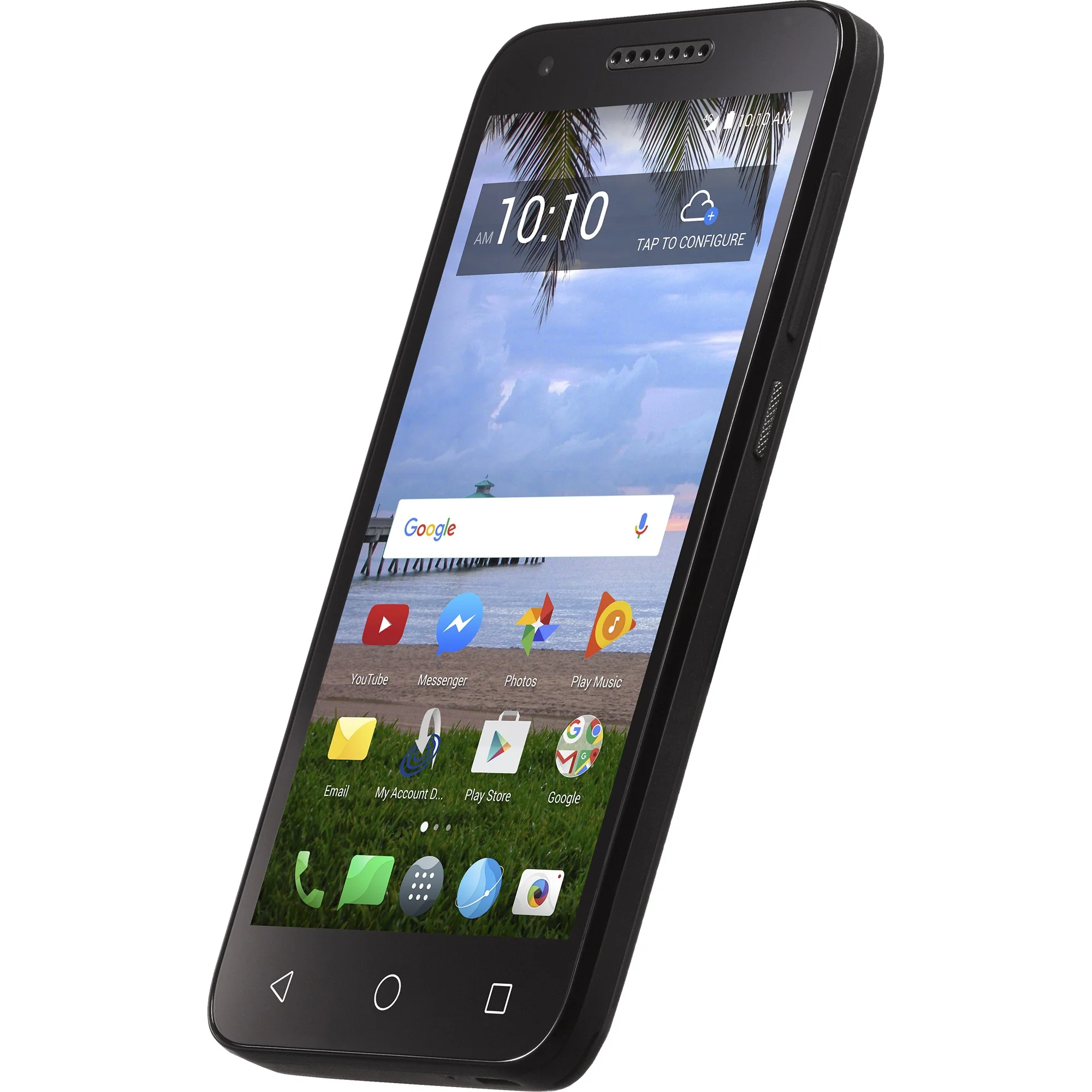 Simple Mobile Alcatel Raven, 16GB, Black- Prepaid Smartphone