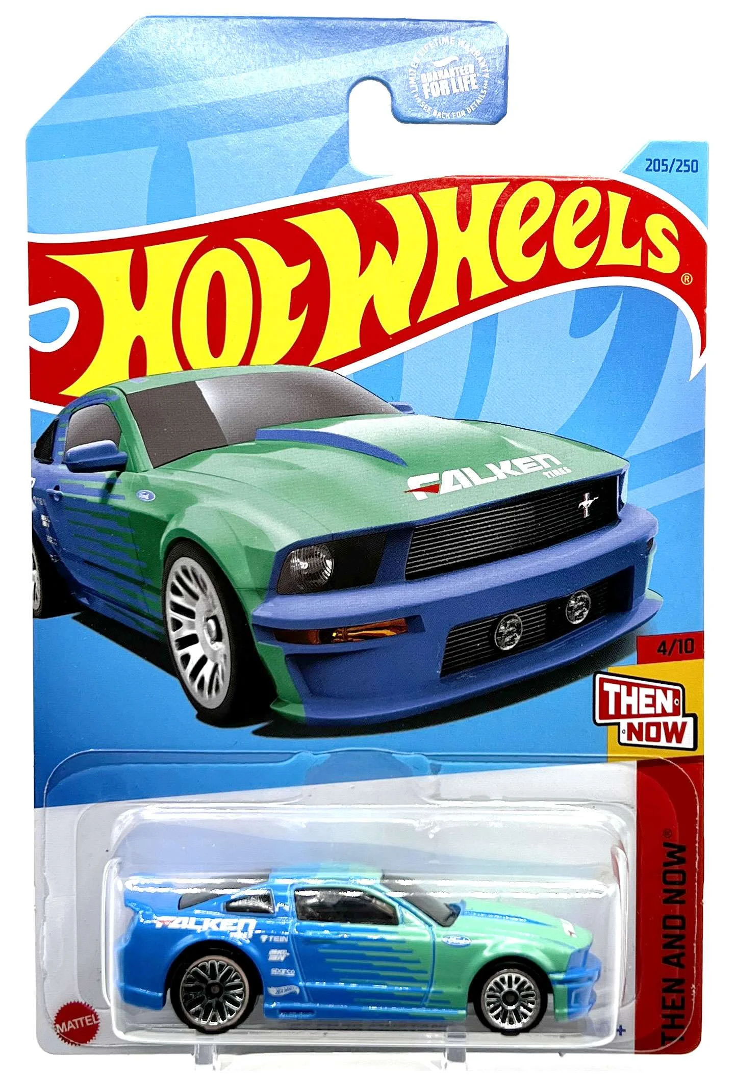 Hot Wheels HW Then and Now '07 Ford Mustang Diecast Car (Blue)