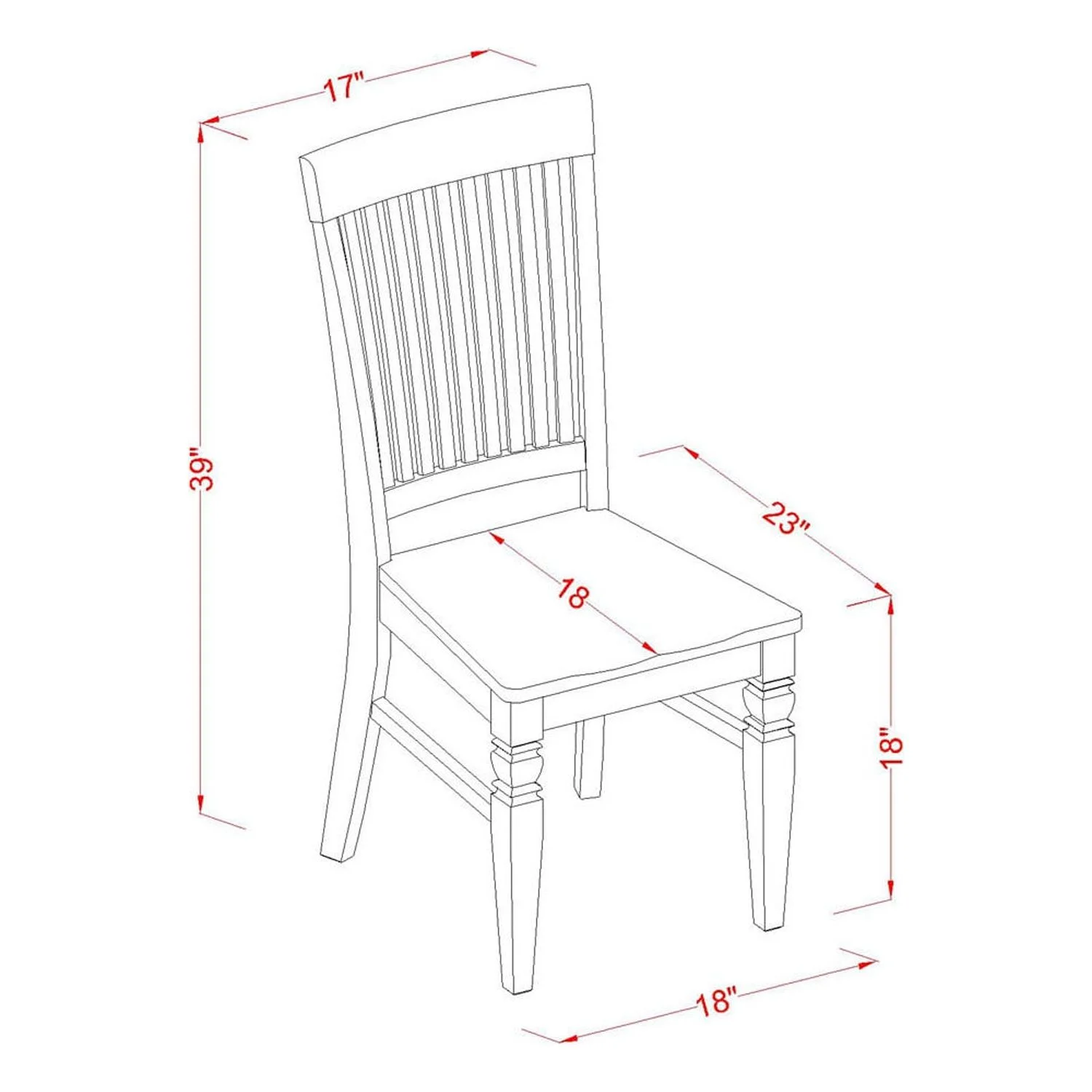 HomeStock Renaissance Refinement 5Pc Kitchen Set Features A Small Kitchen Table And 4 Modern Dining Chairs With Solid Wood Seat And Slat Back, Linen White Finish