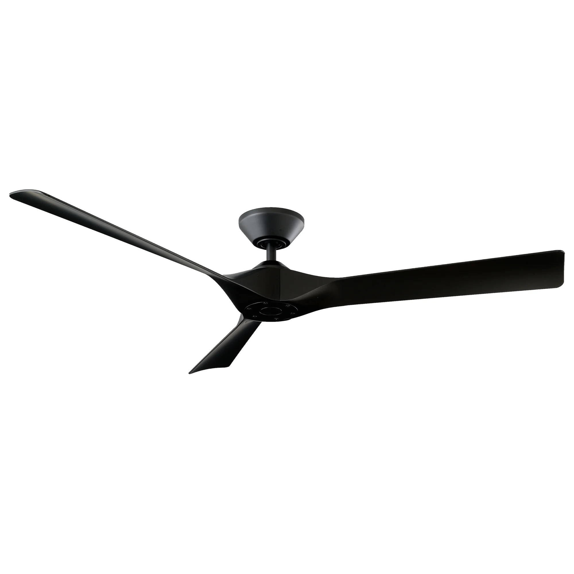 Torque 3-Blade Smart Ceiling Fan 58in Matte Black with Remote Control