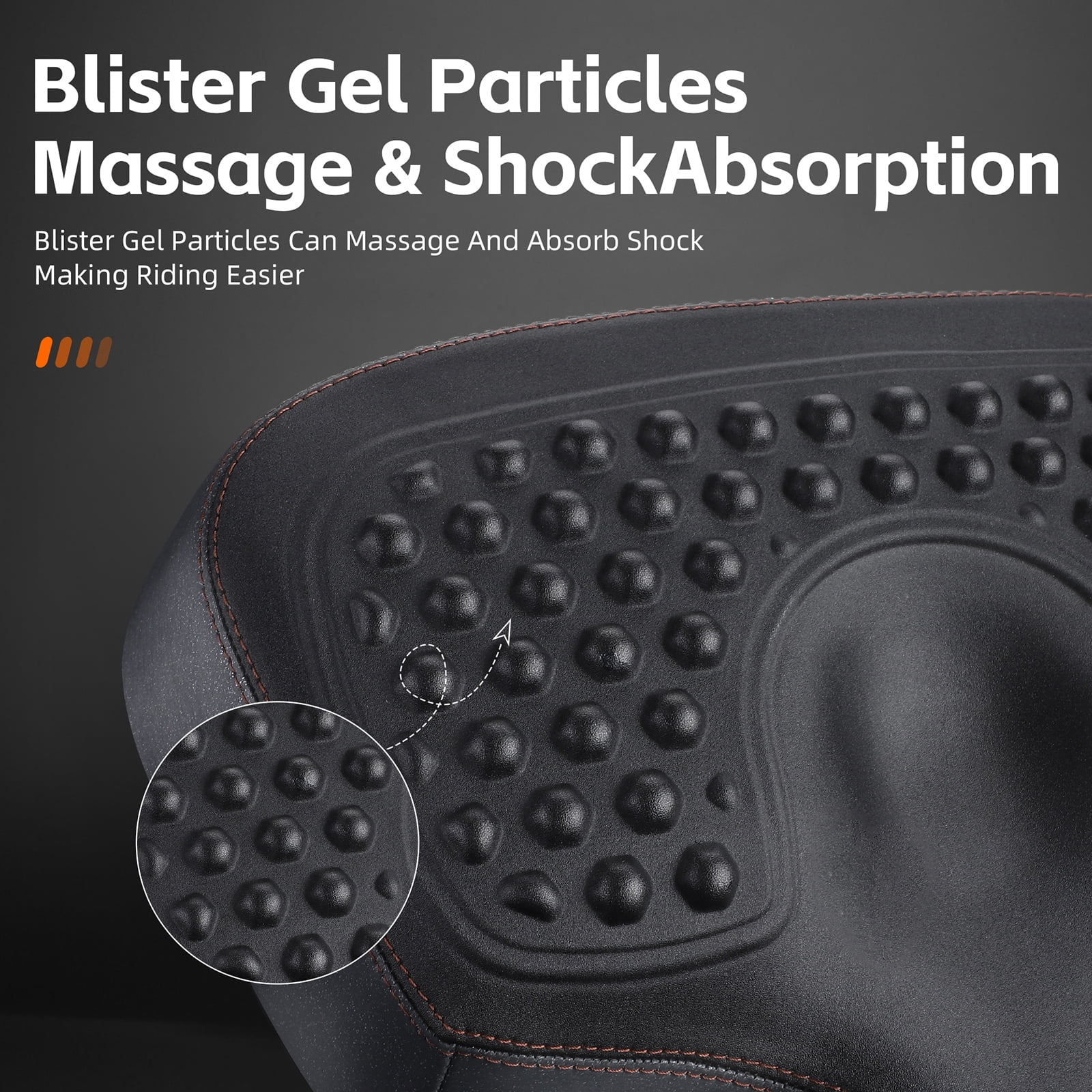 WEST BIKING Bicycle saddles,Thickened And Widen Pad Road Soft Widen Elasticity Bike Soft Waterproof Pu Buzhi And Widen Elasticity Pu Pad Road Elasticity Bike Saddle Xinzy Tubbek Saddles