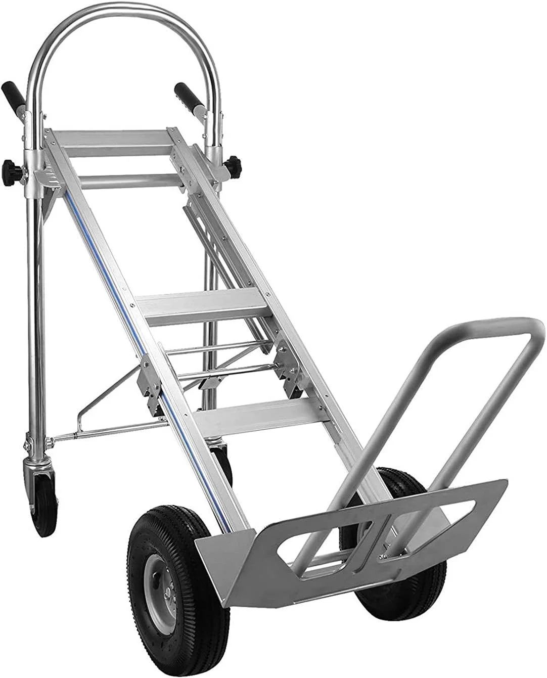 Folding Hand Truck 3 In 1 Convertible Hand Truck 770LBS Capacity Hand Truck 2 Wheel Dolly And 4 Wheel Cart With 10