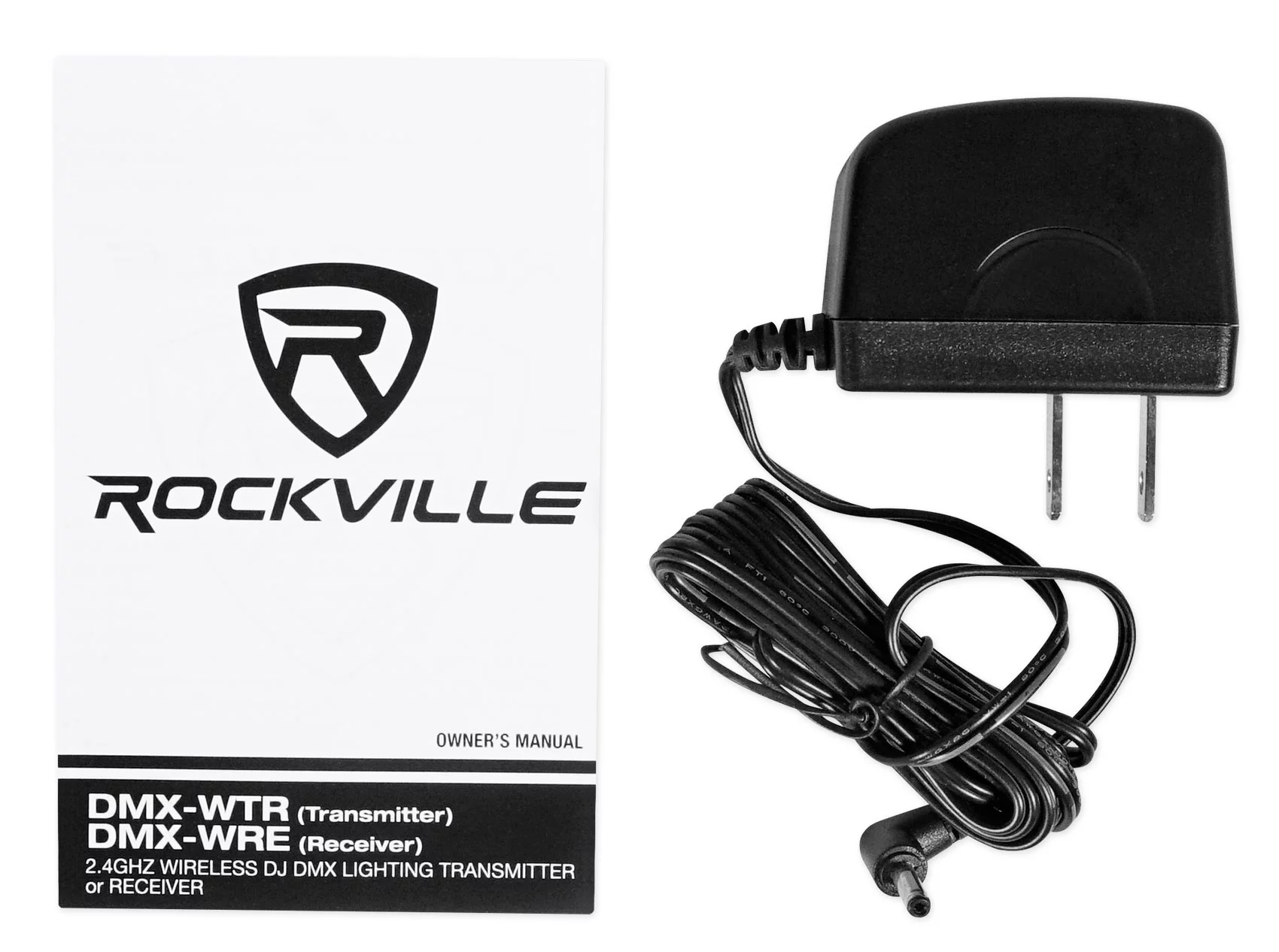Rockville DMX-WTR Wireless DJ DMX Lighting Transmitter+Receiver