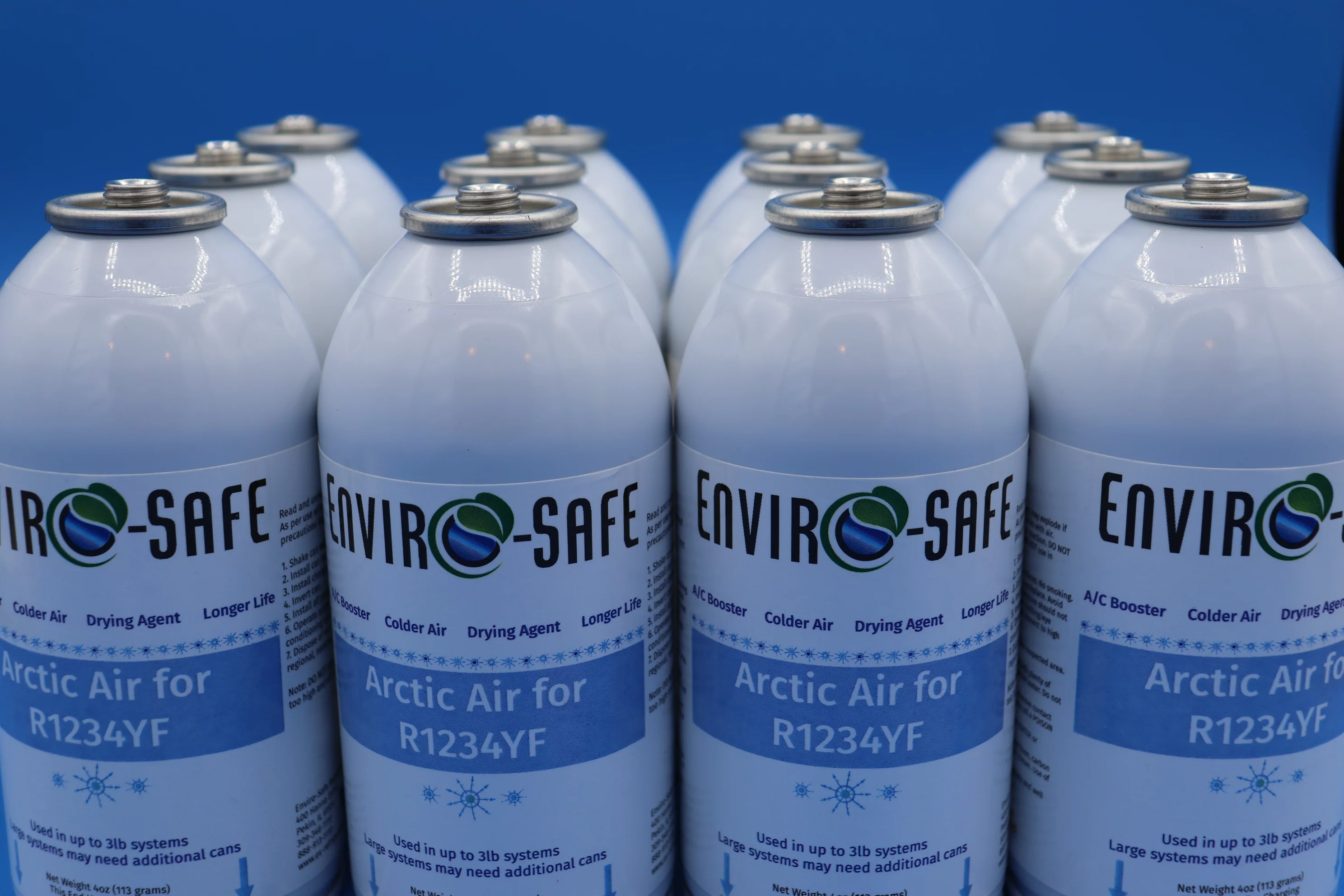 Envirosafe Arctic Air for R12, R-12a, R12a Systems, Case of 12 Cans