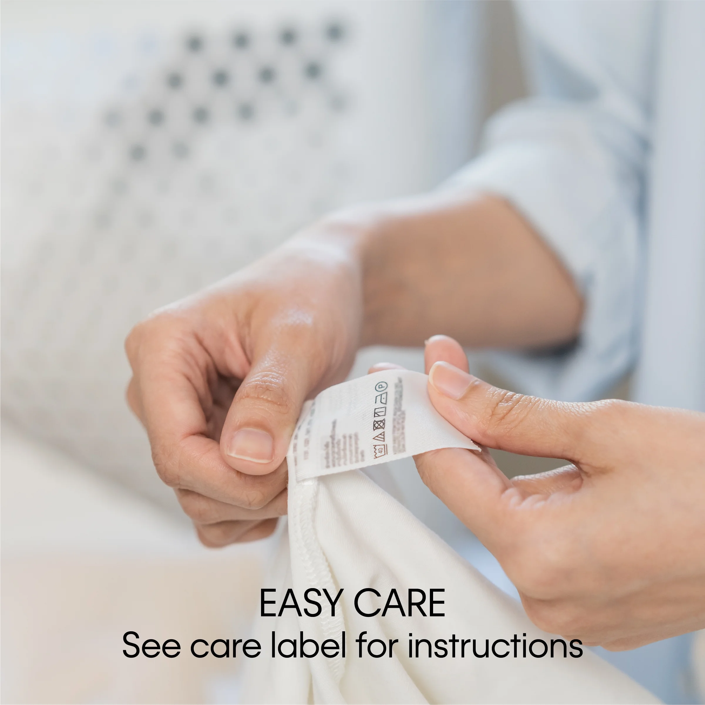 SureFit  Duck 1 Piece T Cushion Sofa Slipcover Natural