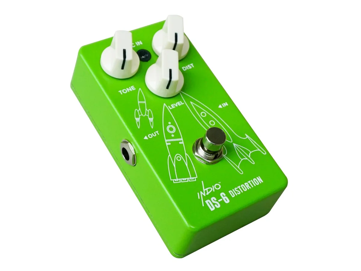 Monoprice DS-6 True Bypass Analog Vintage Distortion Full-size Guitar Effect Pedal - Indio Series