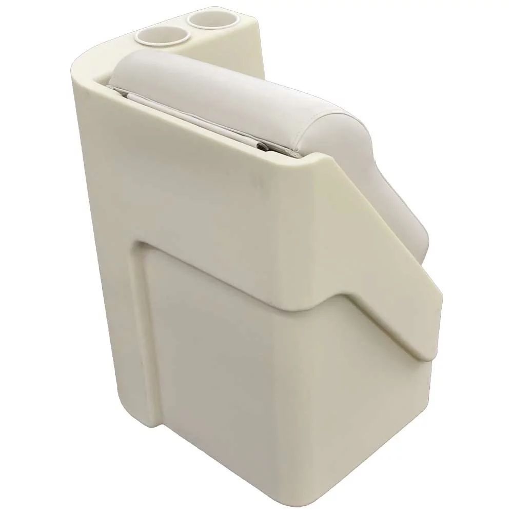 Wise Pontoon Boat Lean Back Seat 3407-1871 | Left 17 x 23 1/2 Inch Off Gray