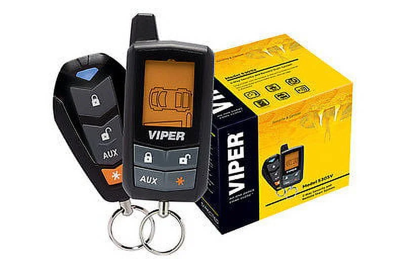 Restored Premium VIPER 5305V 2 WAY LCD VEHICLE CAR ALARM KEYLESS ENTRY REMOTE START SYSTEM (Refurbished)