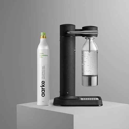 aarke CO2 Refill Cylinder, Compatible with All aarke Carbonator Soda Machines & Most Soda Machines, Makes Up to 120L of Carbonated Water (2-Pack)