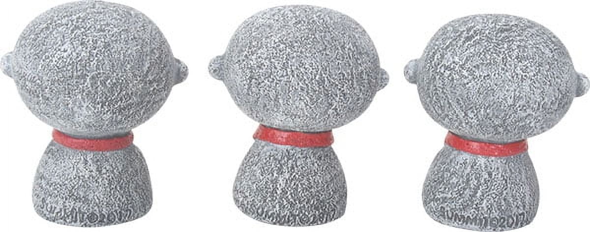 Ebros Gift Decorative Jizo Monks Set of 3 Figurine 2.5
