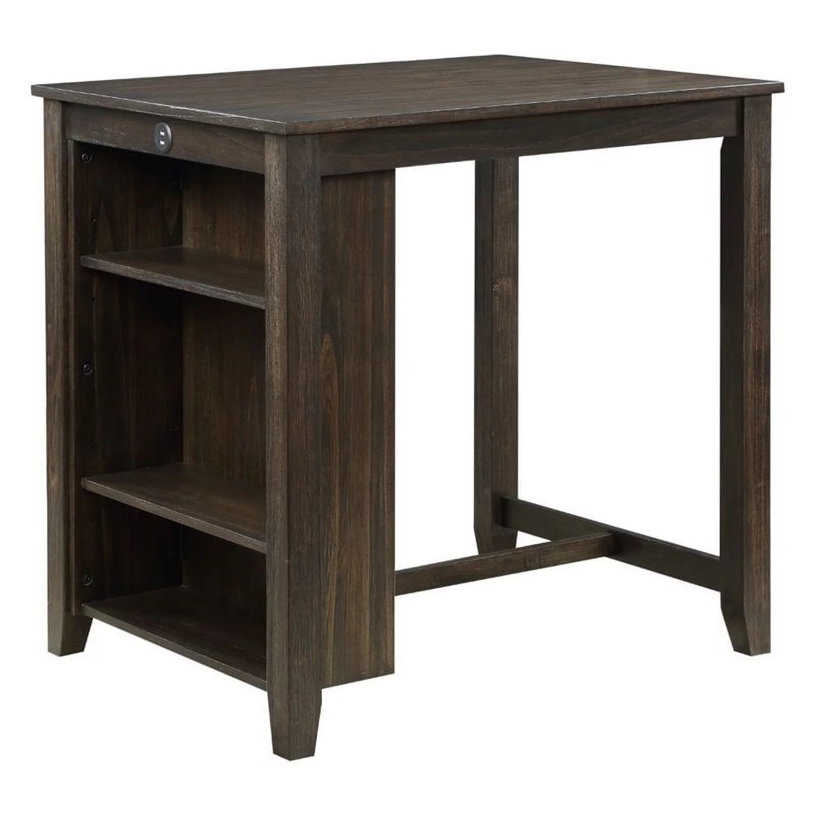 Lexicon Daye 3 Piece Wood Counter Height Dining Set in Dark Cherry