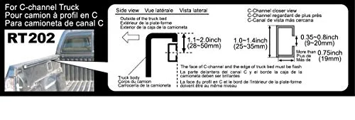 INNO RT202 Truck Bed Bike Rack - Bike Mount for Pickup Truck with C-Channel Track Systems