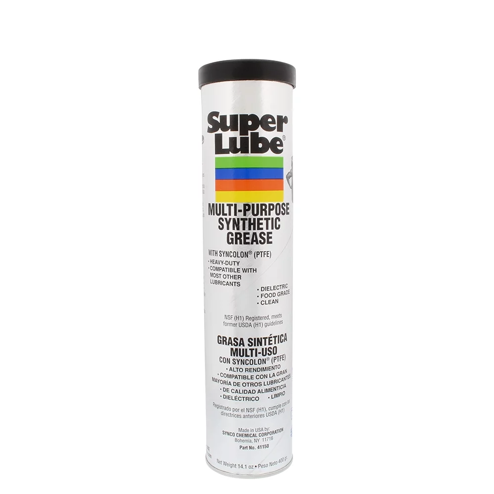 Super Lube Multi-Purpose Synthetic Grease w/Syncolon® (PTFE) - 14.1oz Cartridge | Bundle of 10