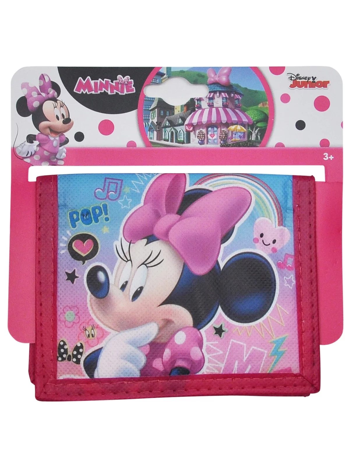 Disney Children's Minnie Mouse Bi-Fold Wallet Pink
