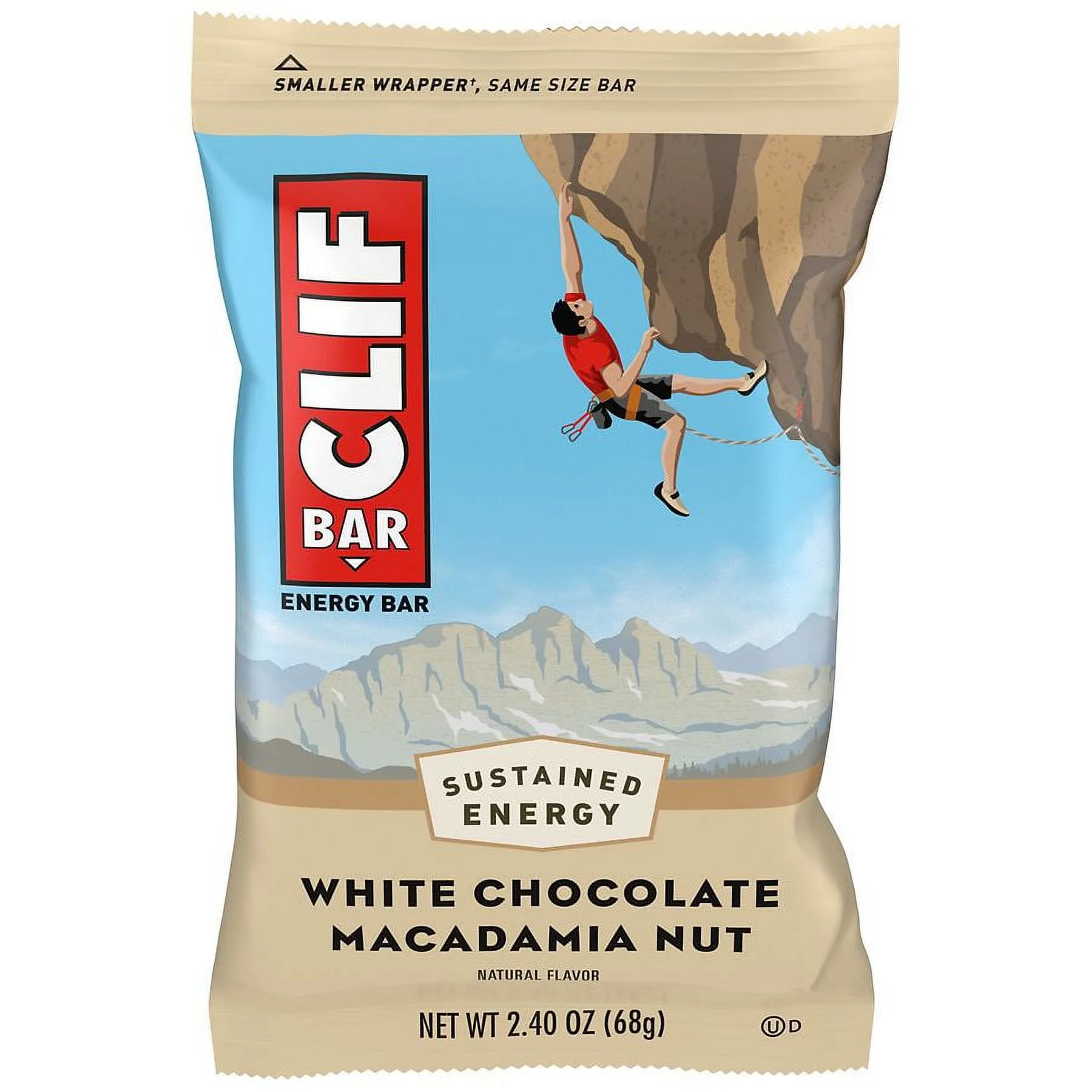 Clif Bar Energy Bar White Chocolate Macadamia Nut 2.4 oz Pack of 2