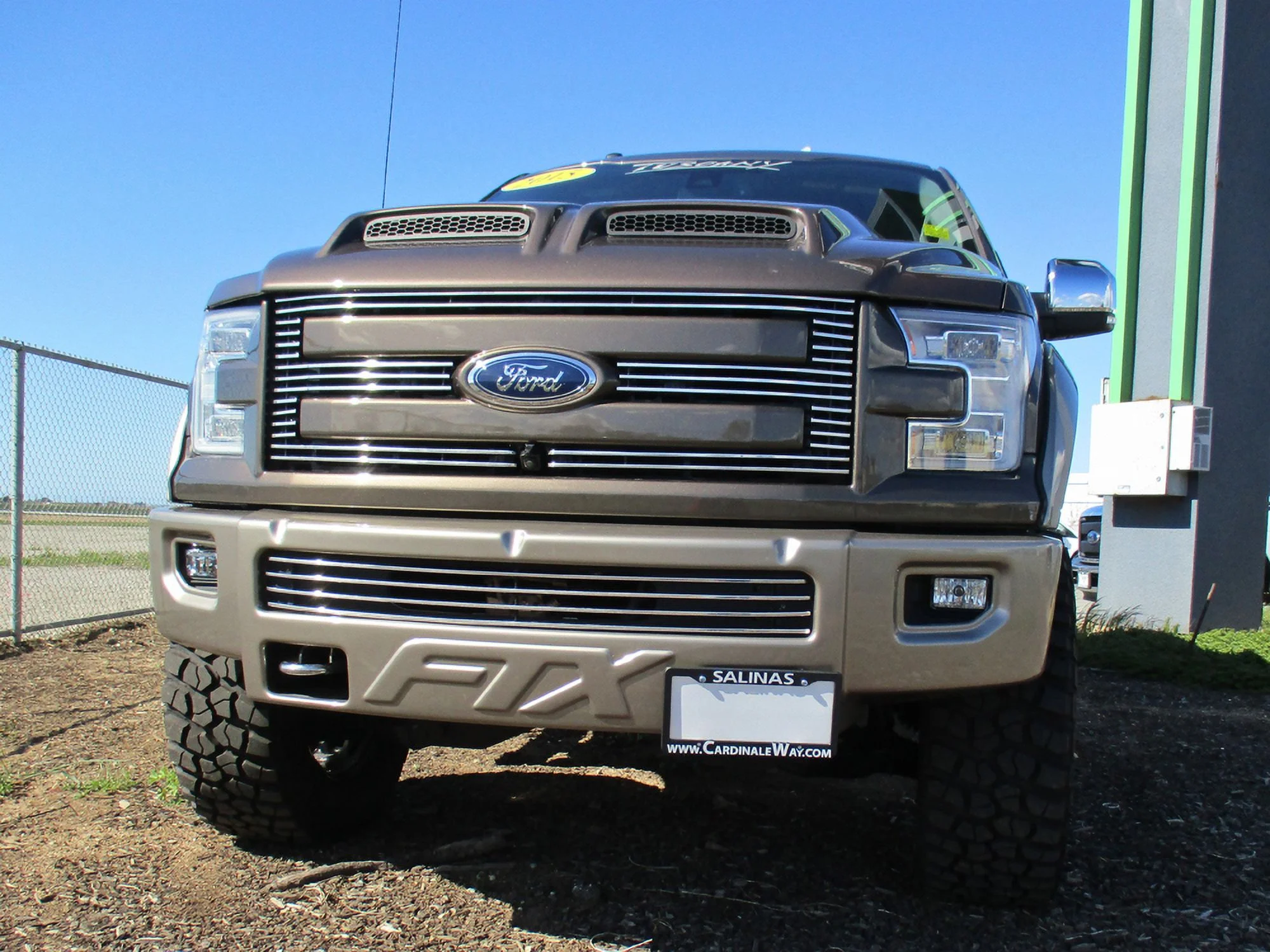 STO N SHO Front License Plate Bracket Compatible with 2015 Ford F-150 FTX (SNS108)