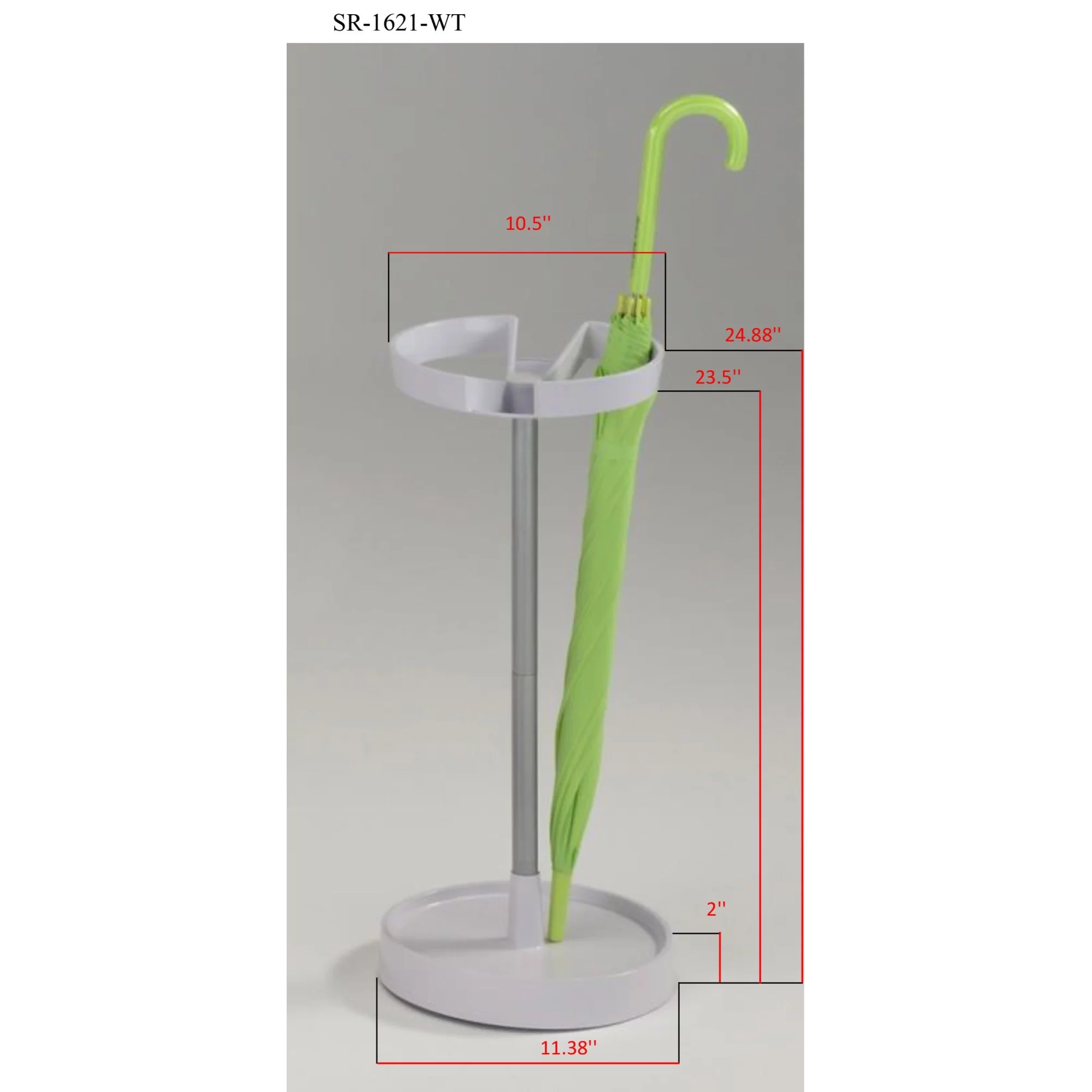 Kings Furniture  Umbrella Stand, White