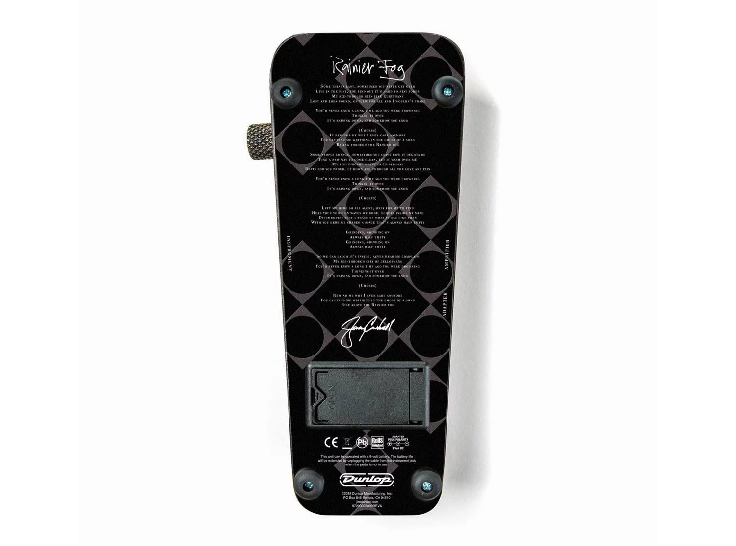 Dunlop Jerry Cantrell Cry Baby Wah Guitar Effect Pedal