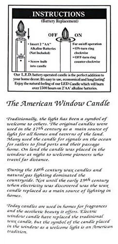 IMC Cape Cod Battery Operated LED Window Candle with Timer & Wax Drips, Pewter Base, Warm White Flame Bulb, 9.5
