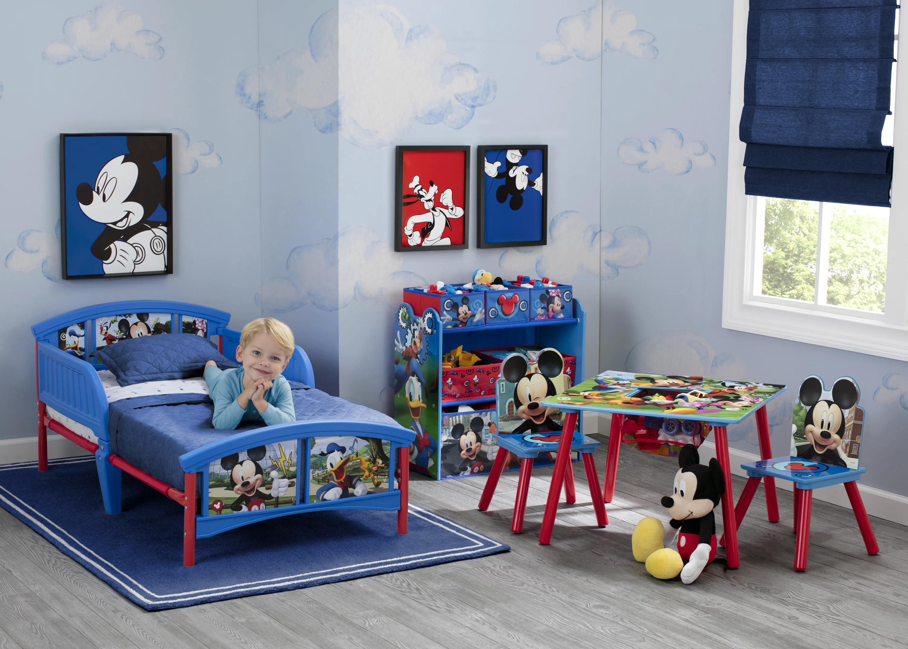 Delta Children Disney Mickey Mouse Plastic Toddler Bed, Multiple Characters