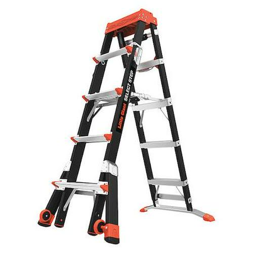 Multipurpose Ladder, 90 Degrees , Staircase, Stepladder Configuration, Fiberglass