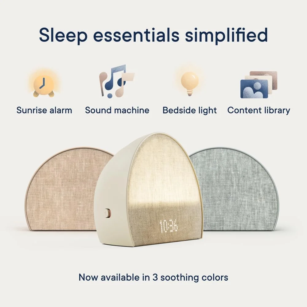 HYUN Restore 2 Sunrise Alarm Clock with Smart Light, White Noise, Sleep Routines - Bedside Sleep and Wake Up Guide