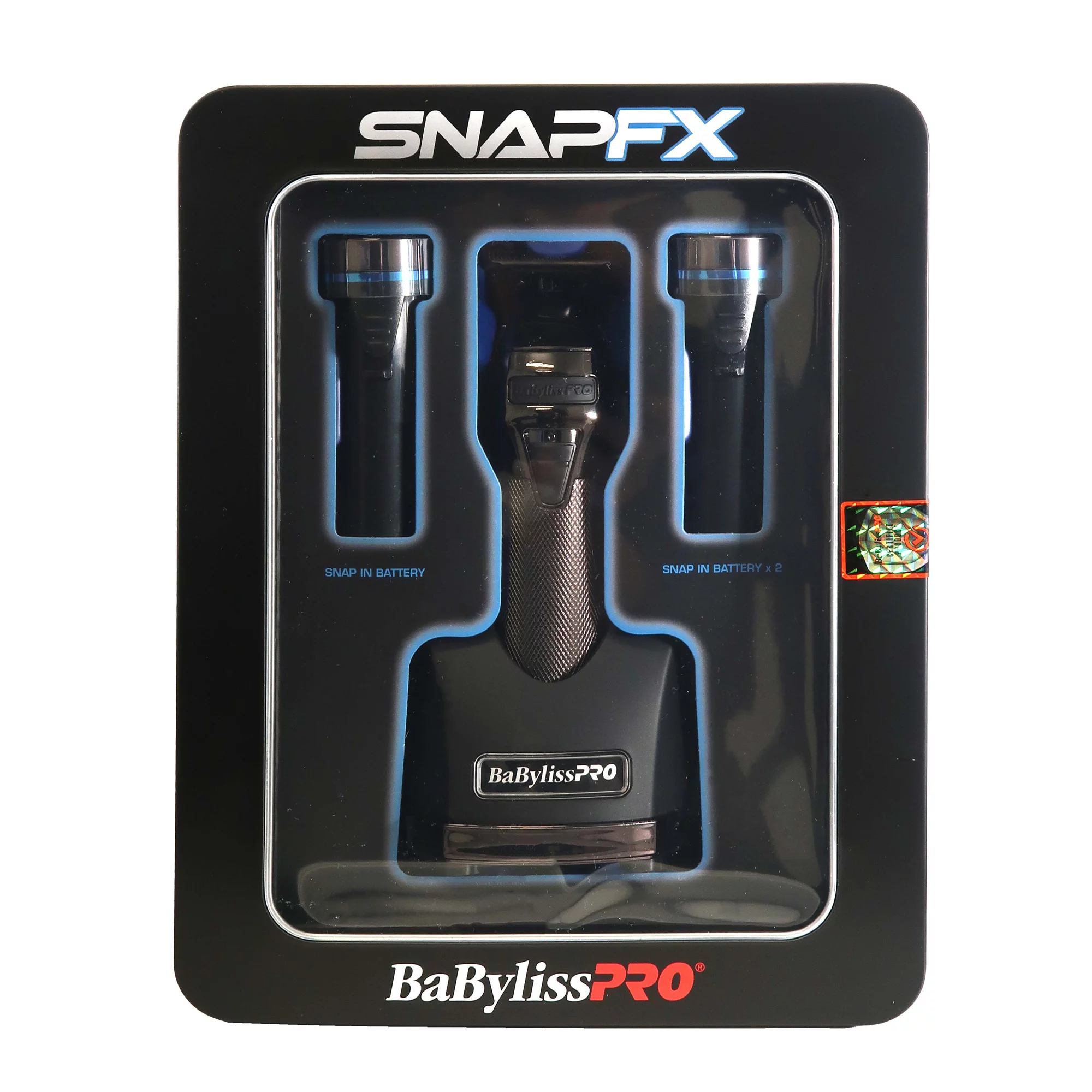 BaBylissPro SNAPFX Trimmer with Battery System + High Capacity Battery for Trimmer FX797 + Neck Brush