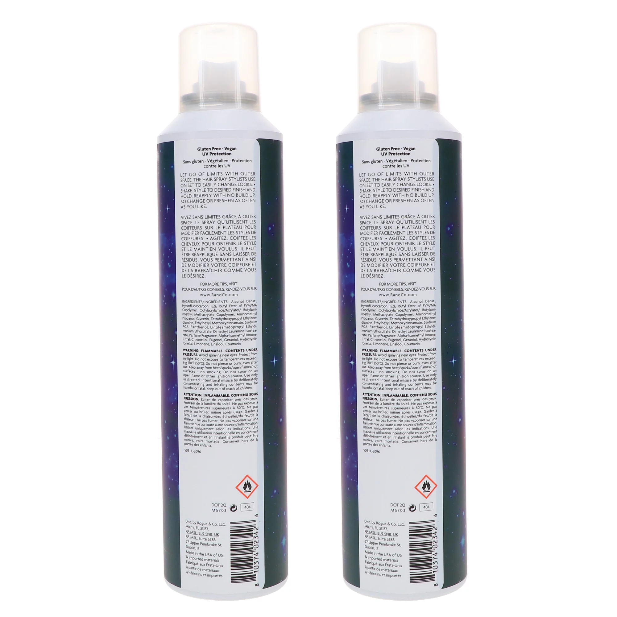 R+CO Outer Space Flexible Hairspray 9.5 oz 2 Pack