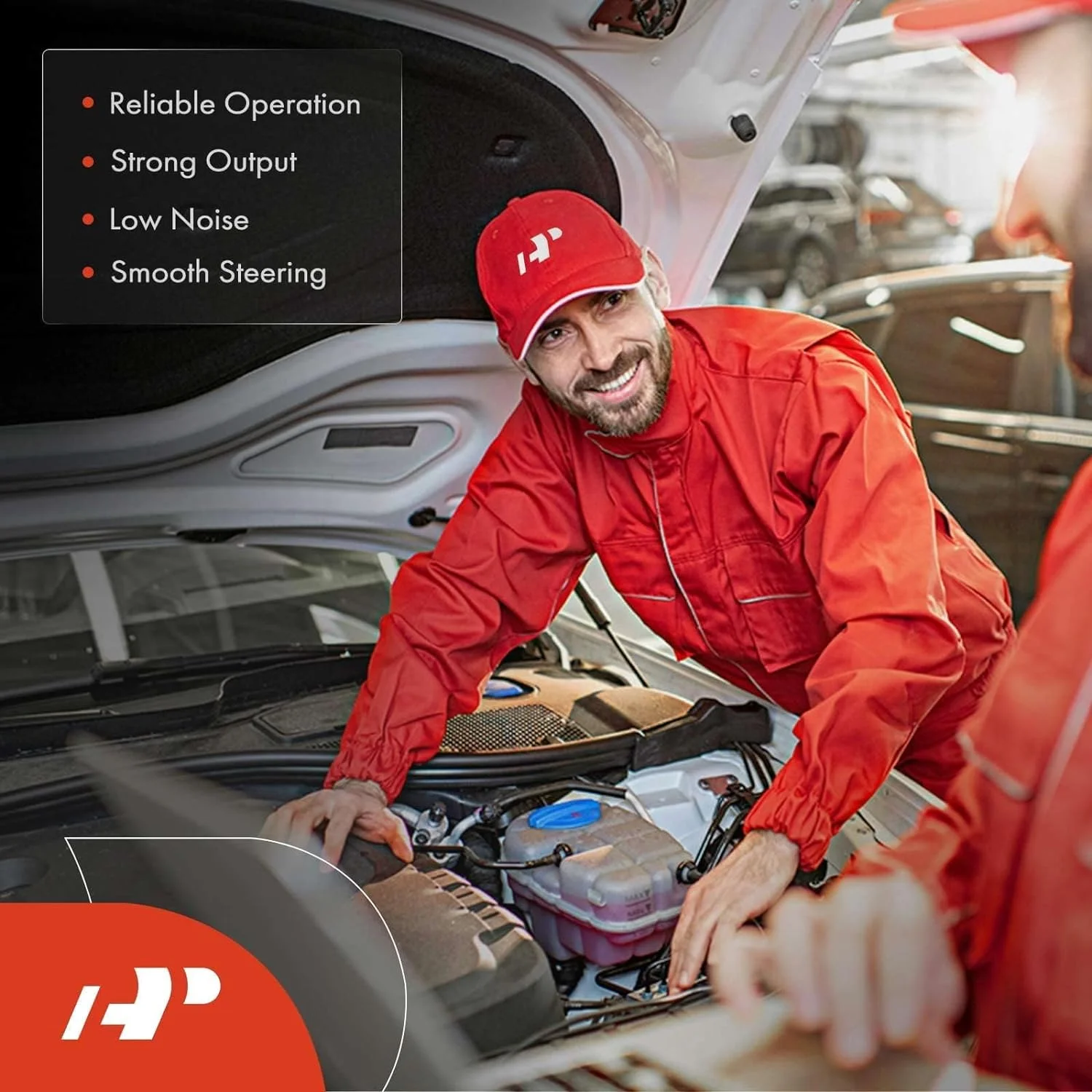 A-Premium Power Steering Pump, with Reservoir, Compatible with Cadillac BLS 2007-2008, Saab 9-3 2003-2011, 9-3X 2010, 2.0L 2.8L, Replace # 21-5392, 12782949