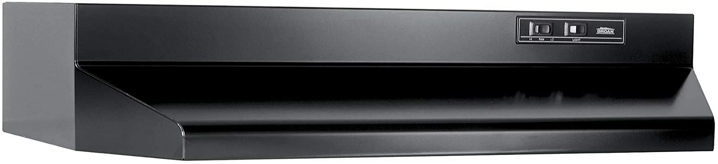 AUCHI  403023 B000UW02A6 30-inch Under-Cabinet Convertible Range Hood with 2-Speed Exhaust Fan and Light, Black