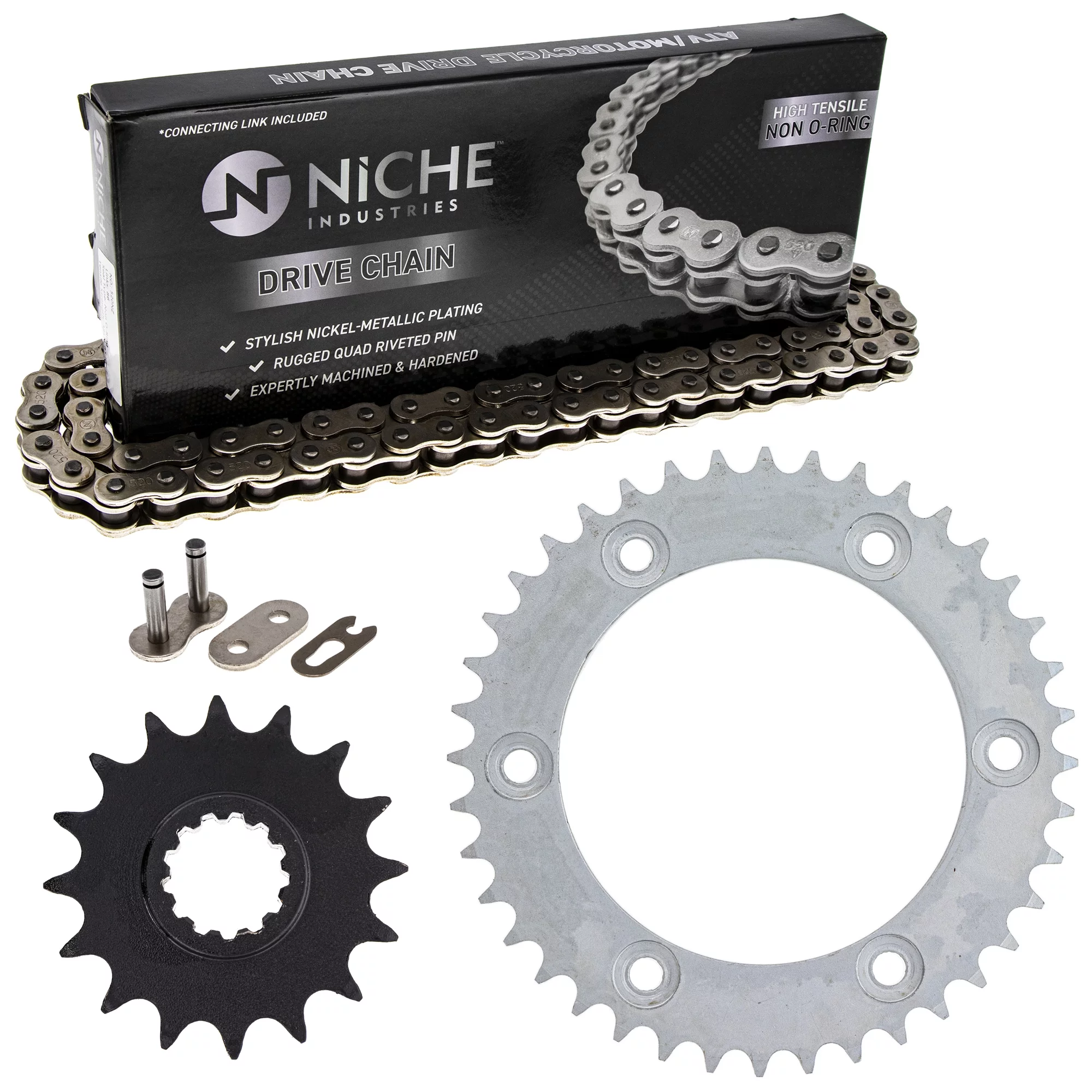 Niche Sprocket Chain Set for Honda CBR1000RR 16/40T 520 Motorcycle MK1003636