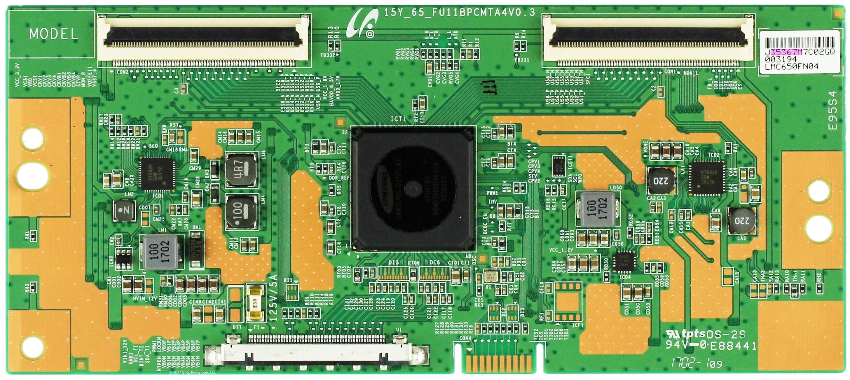 TCL LJ94-35367M (15Y_65_FU11BPCMTA4V0.3) T-Con Board for 65S405 65S405TDAA