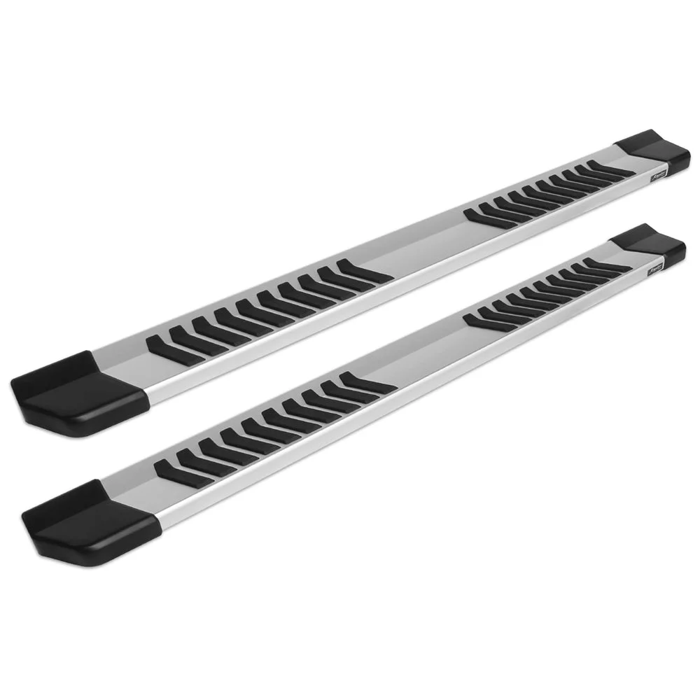 Raptor Series 2021-2023 Fits Ford Bronco 6in OEM Style Slide Track Running Boards Brushed Aluminum 1703-0388