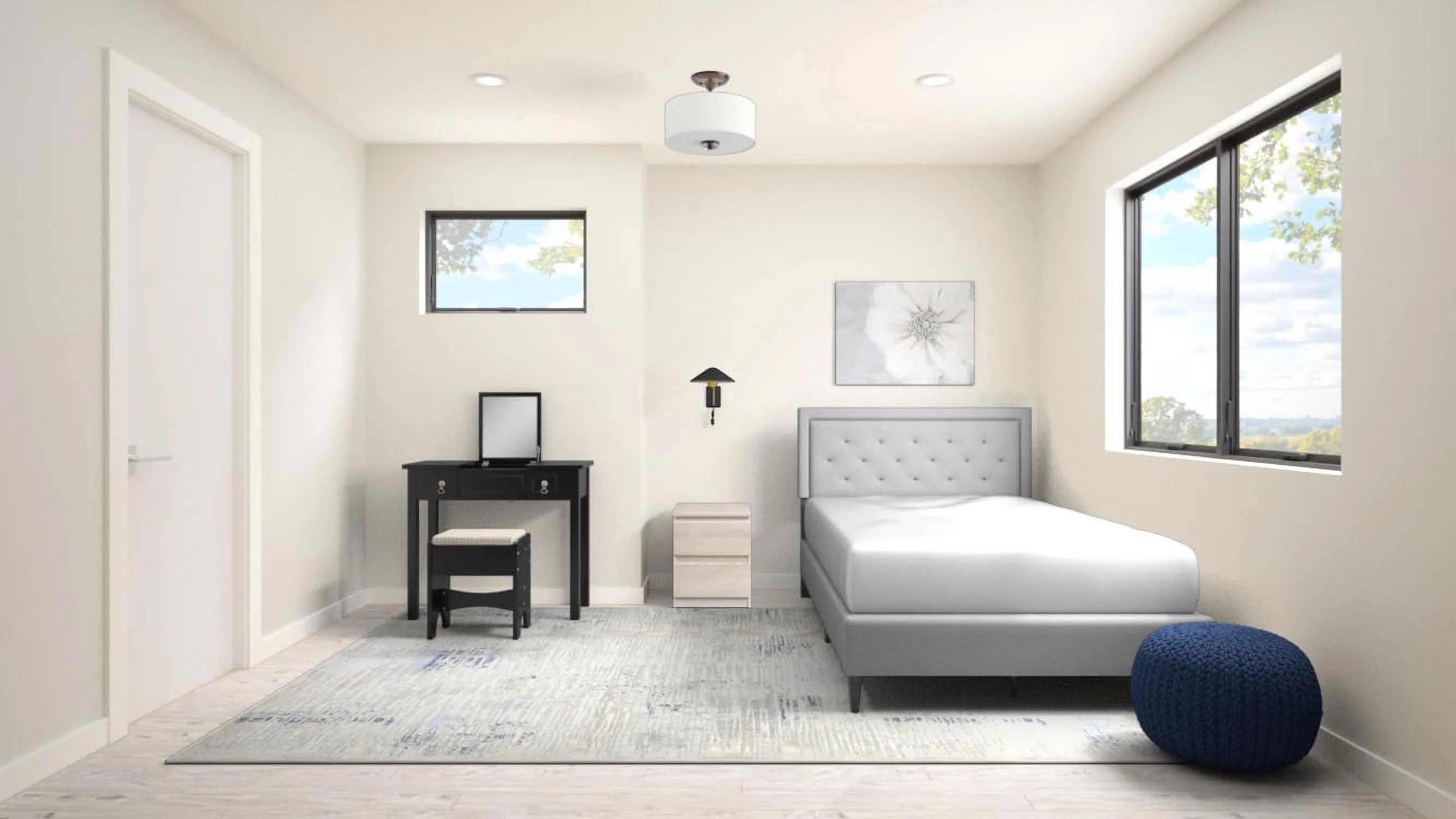 Scottsdale 2 Drawer Nightstand, Truffle