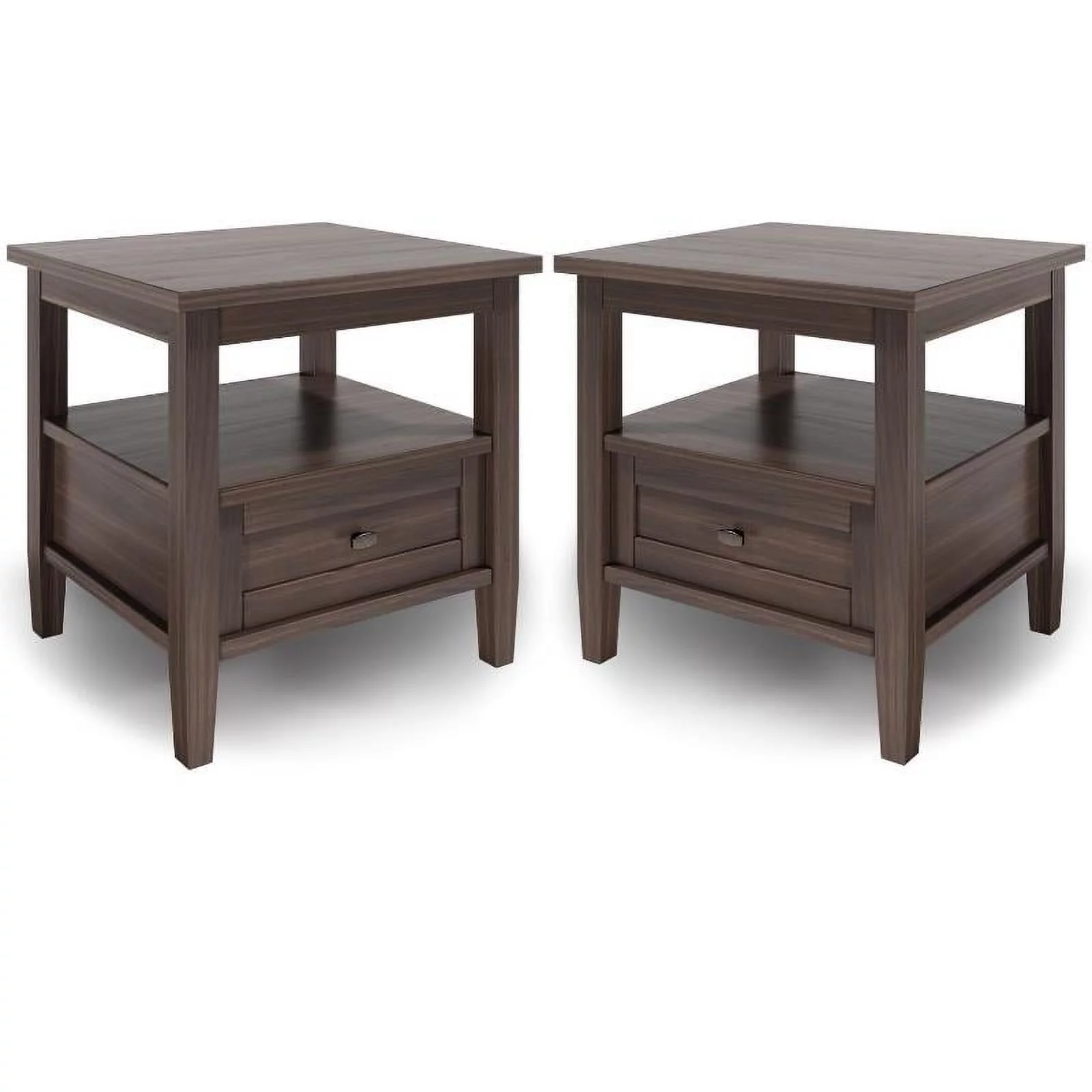Home Square 2-Piece Wood 20