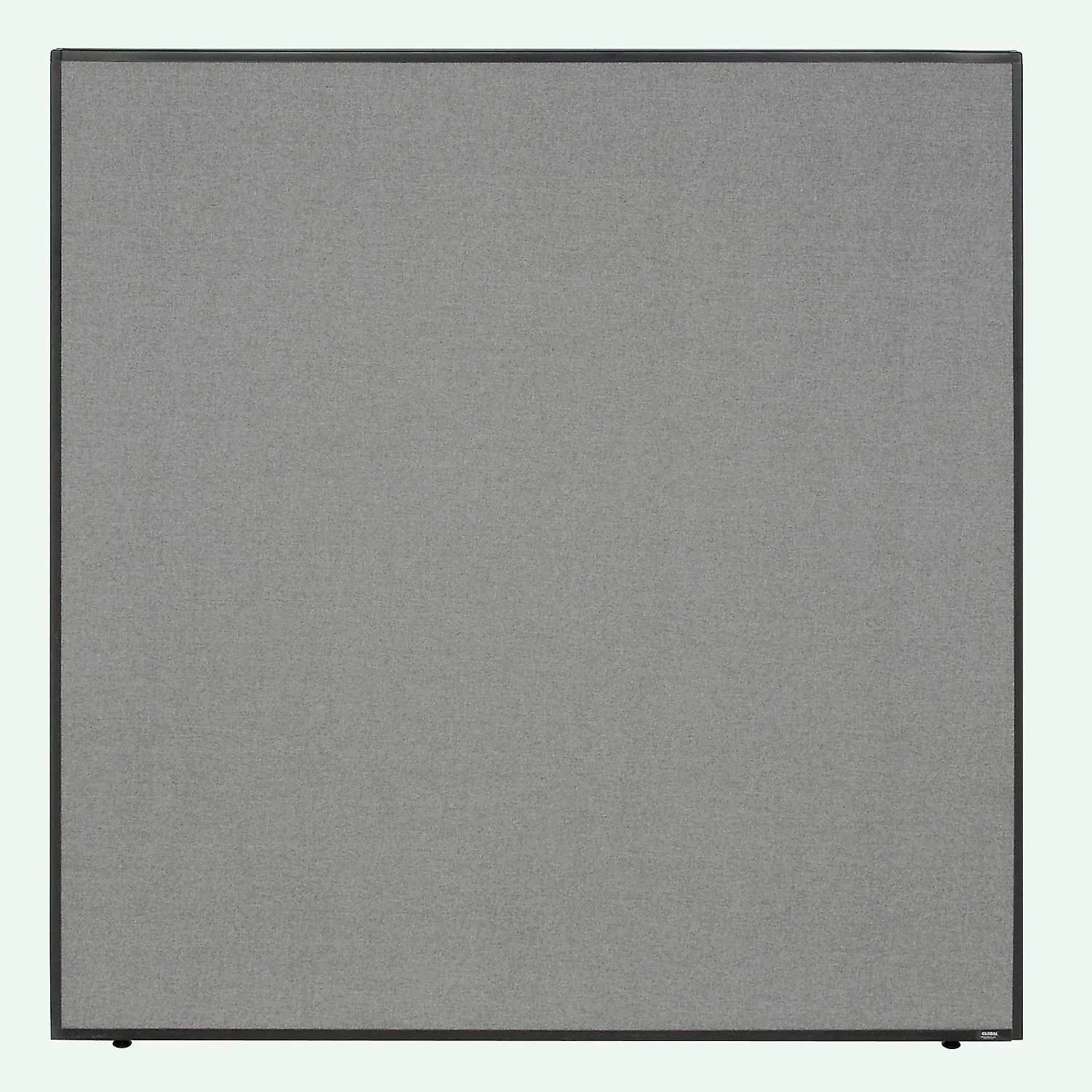 Global 238638GY 72 x 48.25 in. Office Partition Panel, Gray