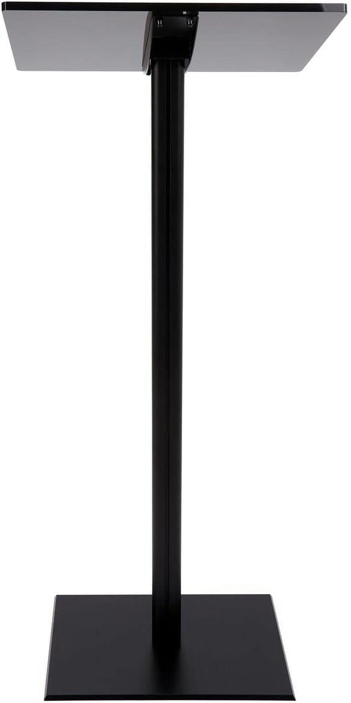 CLRLECBNDB Floor Standing Speaking Podium, Slanted Top, Quick Assembly, Black
