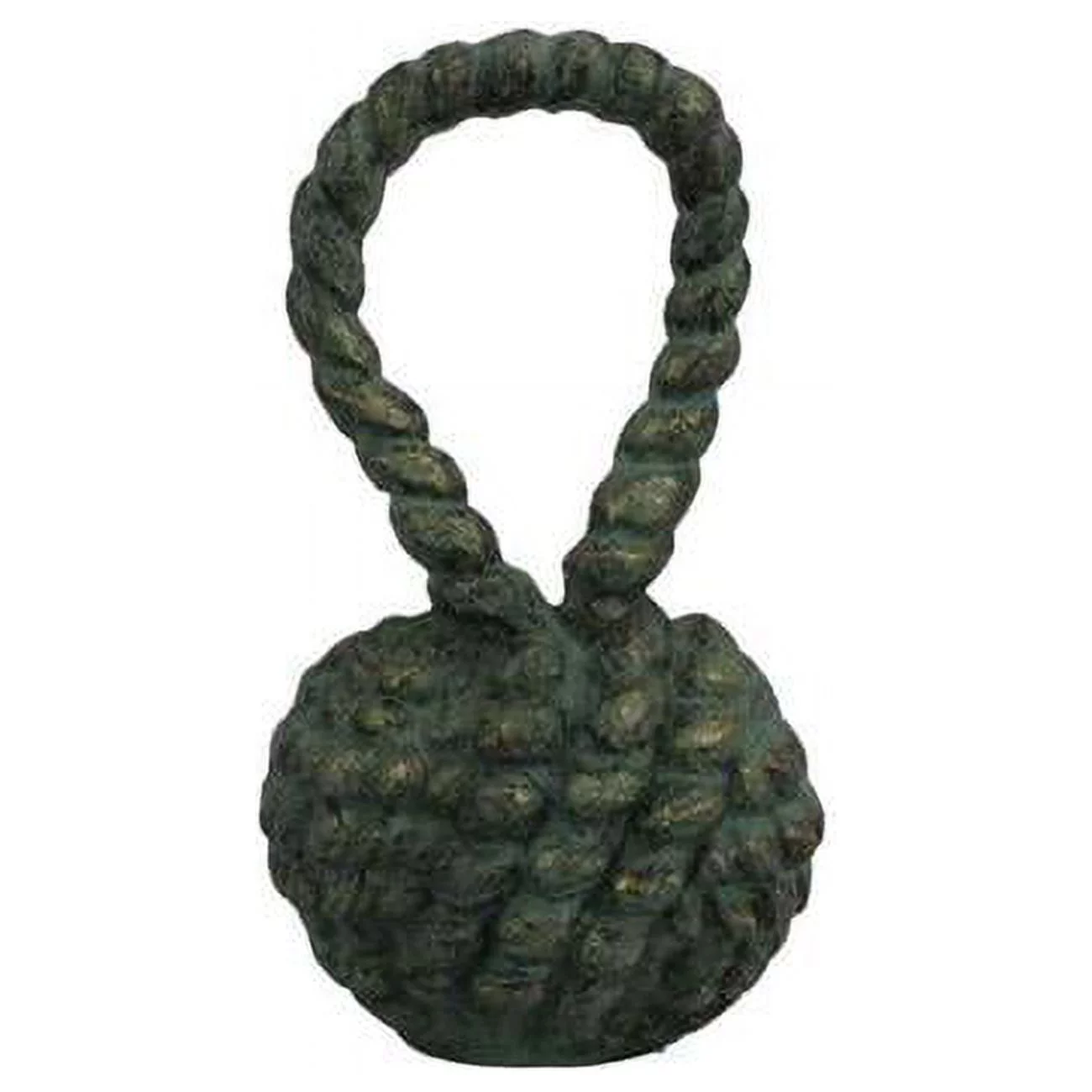 Handcrafted Model Ships  10 in. Cast Iron Sailors Knot Door Stopper - Antique Bronze