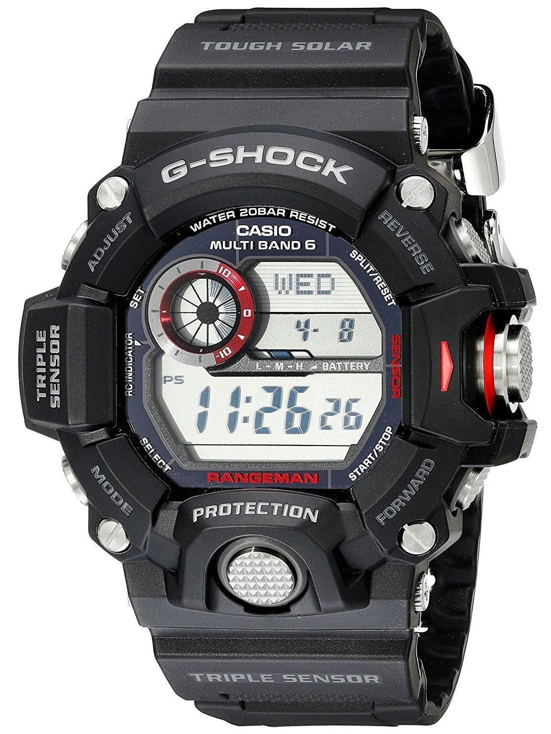 Men's 'G-Shock' Digital Black Resin Watch