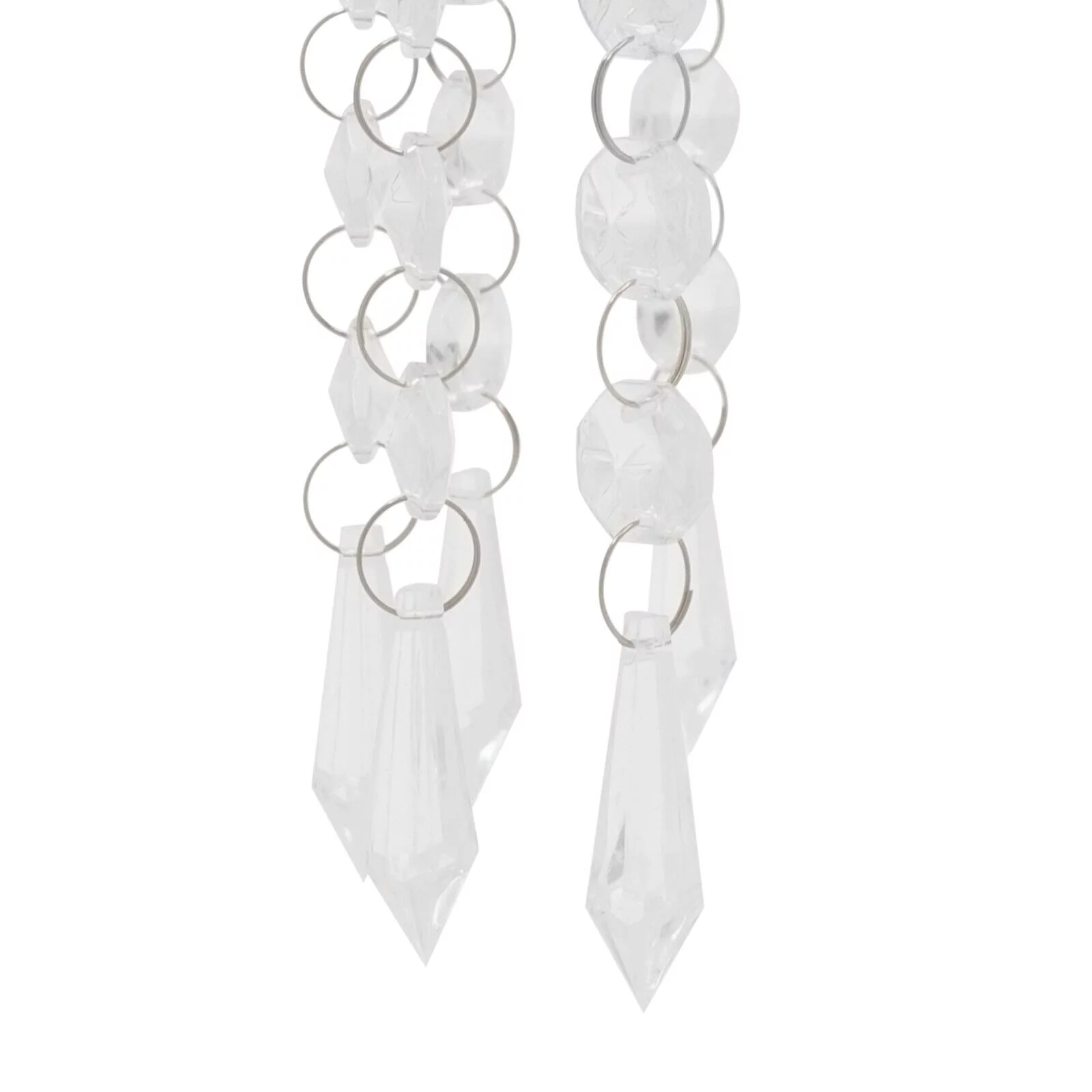 Silver Metal Flower Vases Crystal Flower Stand Wedding Centerpieces Party 10pcs